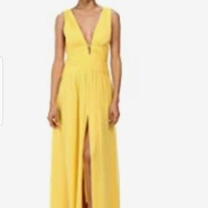 Jill Jill Stuart Sleeveless yellow maxi dress